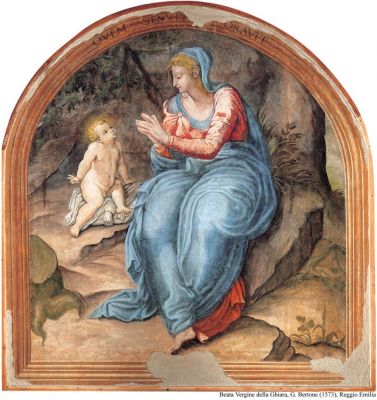 G. Bianchi, detto Bertone, La B. Vergine della Ghiara, affresco, 1573
