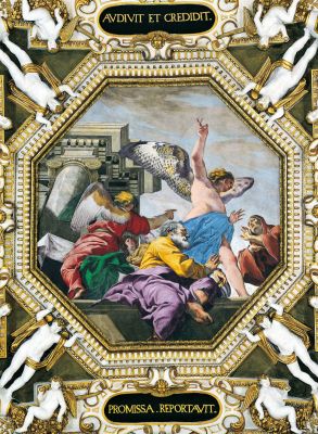 L. Ferrari, Sara e Abramo, 1645-46
 - AscoltÃ² e credette, ottenne le promesse.
