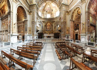 Interno della chiesa
veduta panoramica
