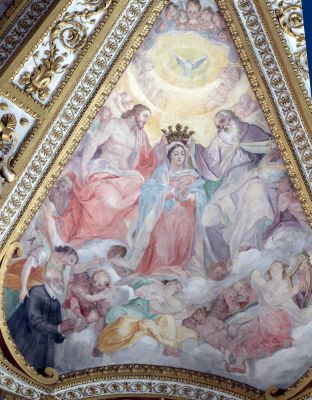 Catino absidale
Incoronazione di Maria
