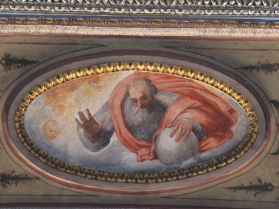 Dio creatore 
Arco della Cappella della Maddalena
