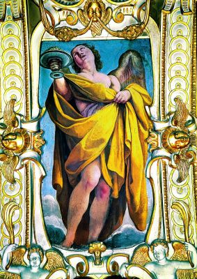 A. Tiarini, L'angelo della mirra, 1619
Come mirra scelta.

