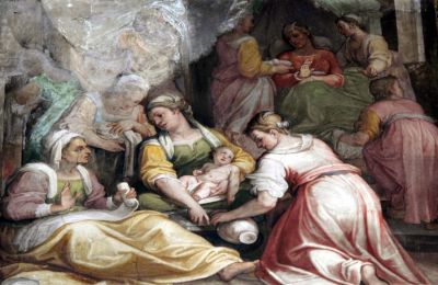NativitÃ  di Maria 
di G. B. Ricci (1565)

