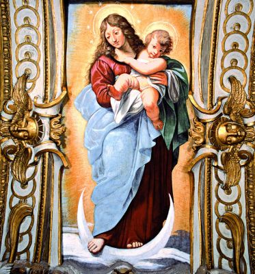L. Spada, La Madre di Dio, 1615
La Madre del Bell'Amore

