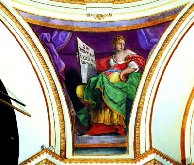 A. Tiarini, Sibilla Tiburtina, 1619
Dal cielo il re giungerÃ .
