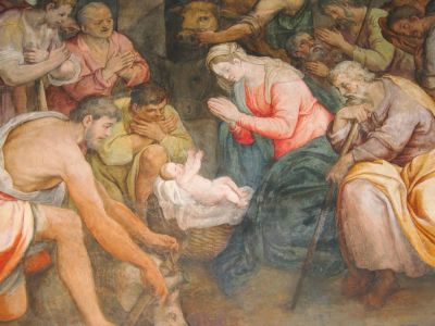 Adorazione dei Pastori 
di Giovanni Battista Ricci (1600)
