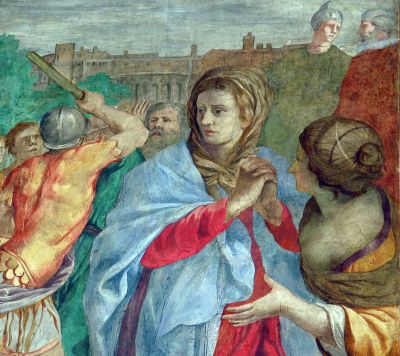 GesÃ¹ sotto la croce
particolare
