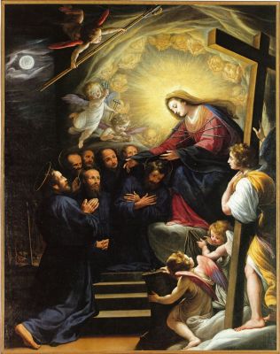 Lucca, 7 Santi Fondatori - Rosselli Matteo (1578-1650)
