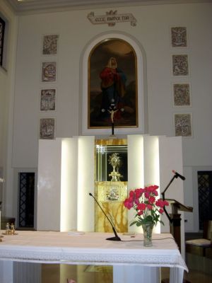 Carpenedo di Mestre, Italia, interno  chiesa
