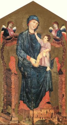 Bologna,MaestÃ  (1287), Cimabue
