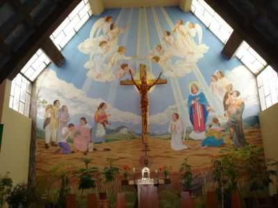 Coyhaique Chile - cattedrale, interno
