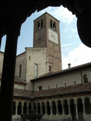 Follina, Treviso, Italia: chiostro
