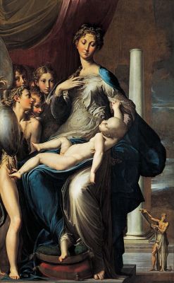 Firenze, Parmigianino, Madonna dal collo lungo (1534-40), giÃ  chiesa dei Servi, Parma
