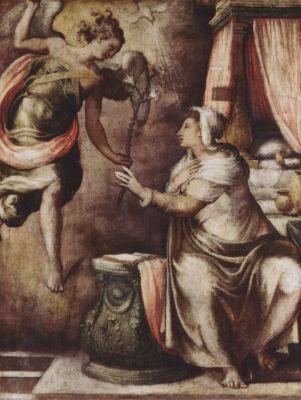 Roma: San Marcello Annunciazione (1563) Francesco Salviati
